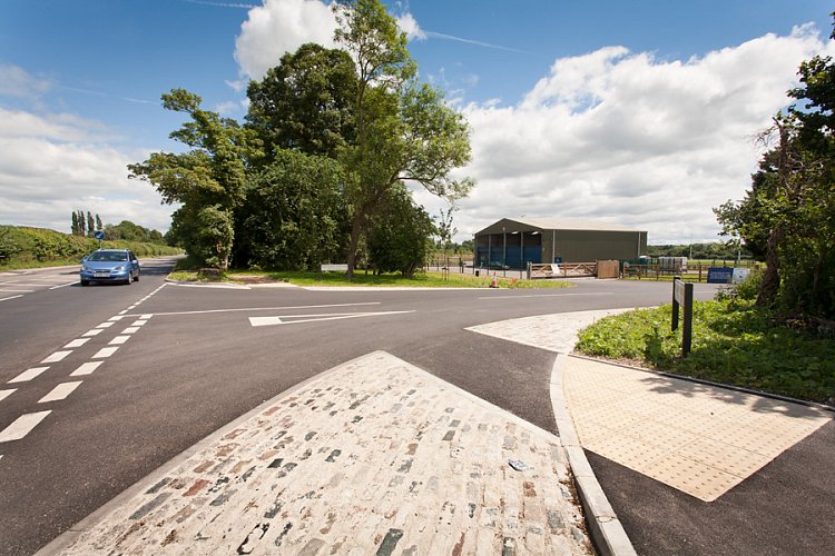 Access roads, car parks and landscaping