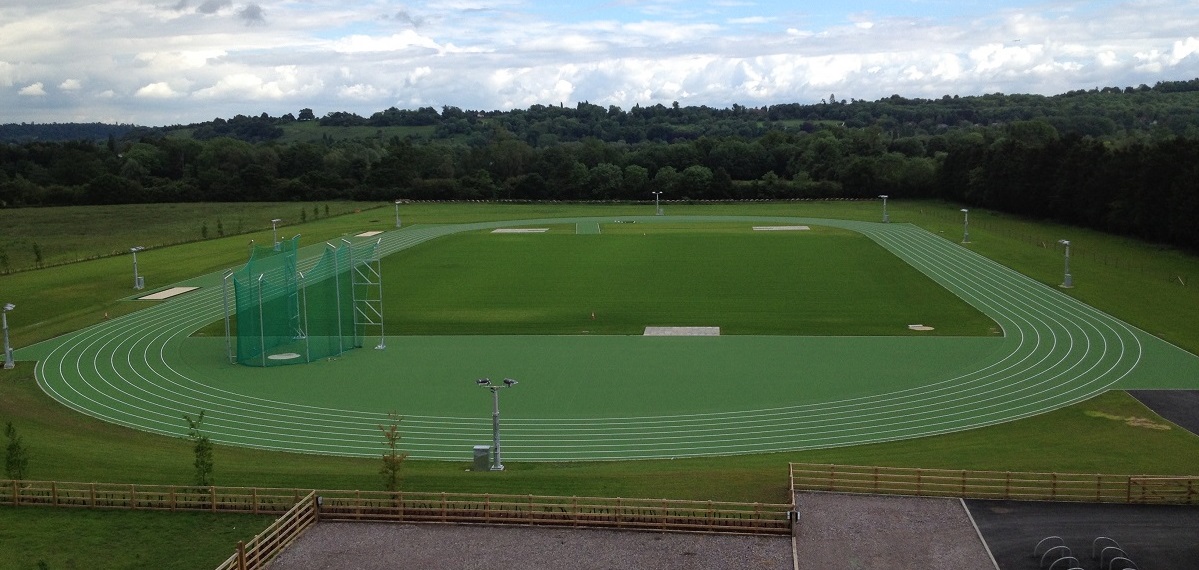 Eight Lane Athletic Track.