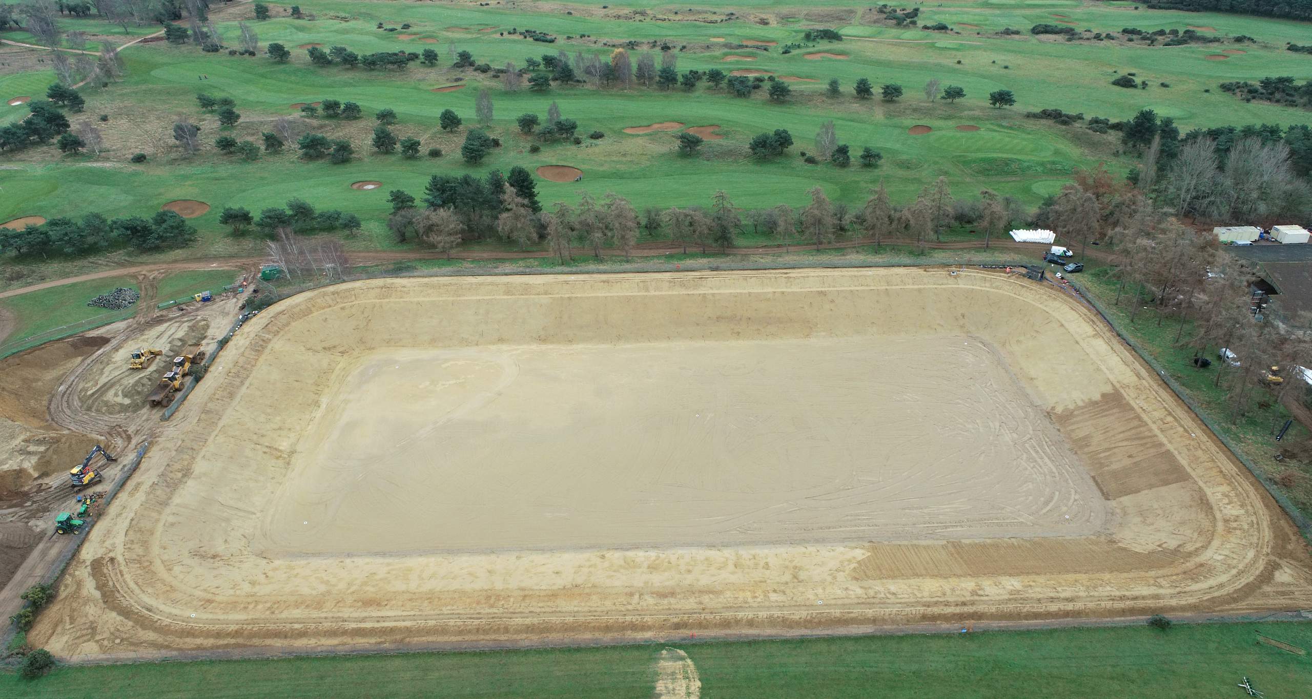 Frolford Heath GC Reservoir under construction