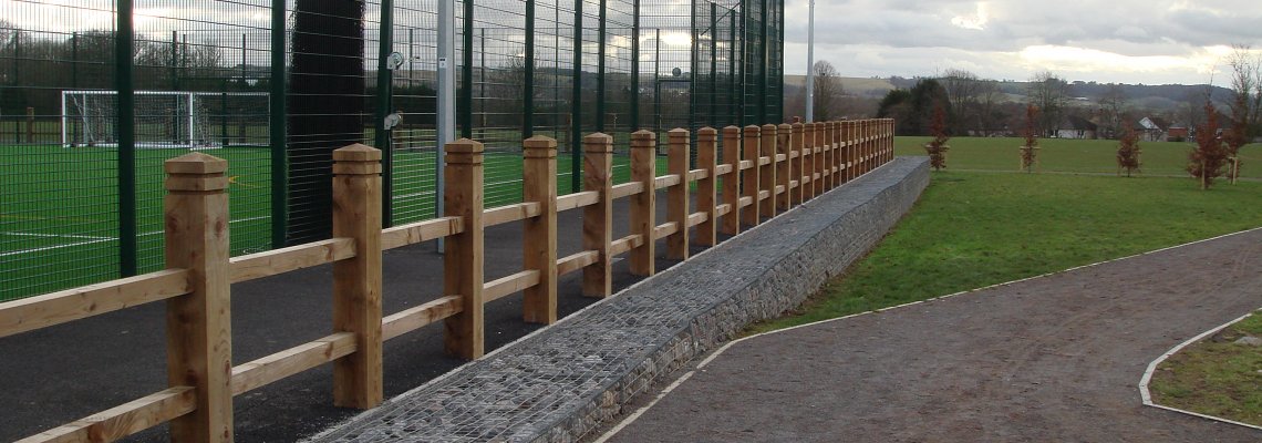 Fencing and gabion walls