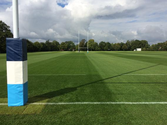 Rugby pitch installtion