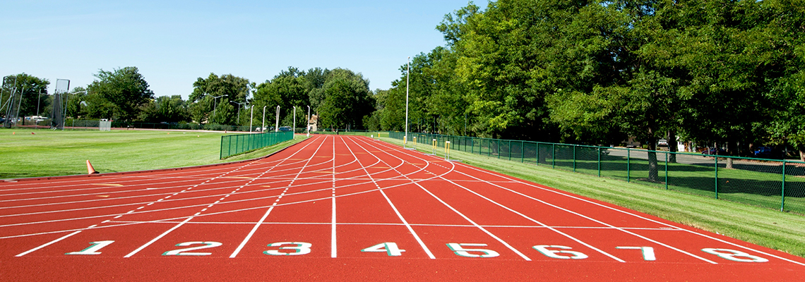 Athletics track construction