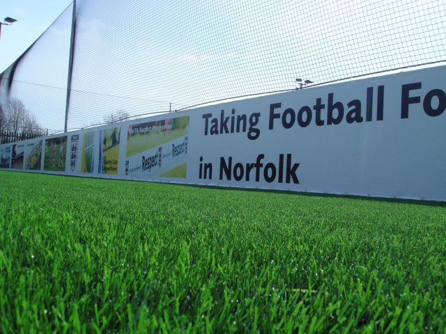 Norfolk F.A  Football Development Center 1, 5 a-side pitch, all weather pitch construction