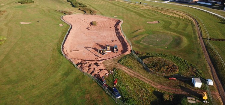 Hereford Racecourse Reservoir in progress