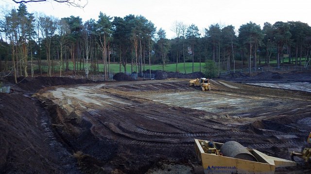 Earthworks at St Georges Hill Golf Club