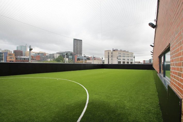 Agripower install Roof Top MUGA at UTC Sheffield